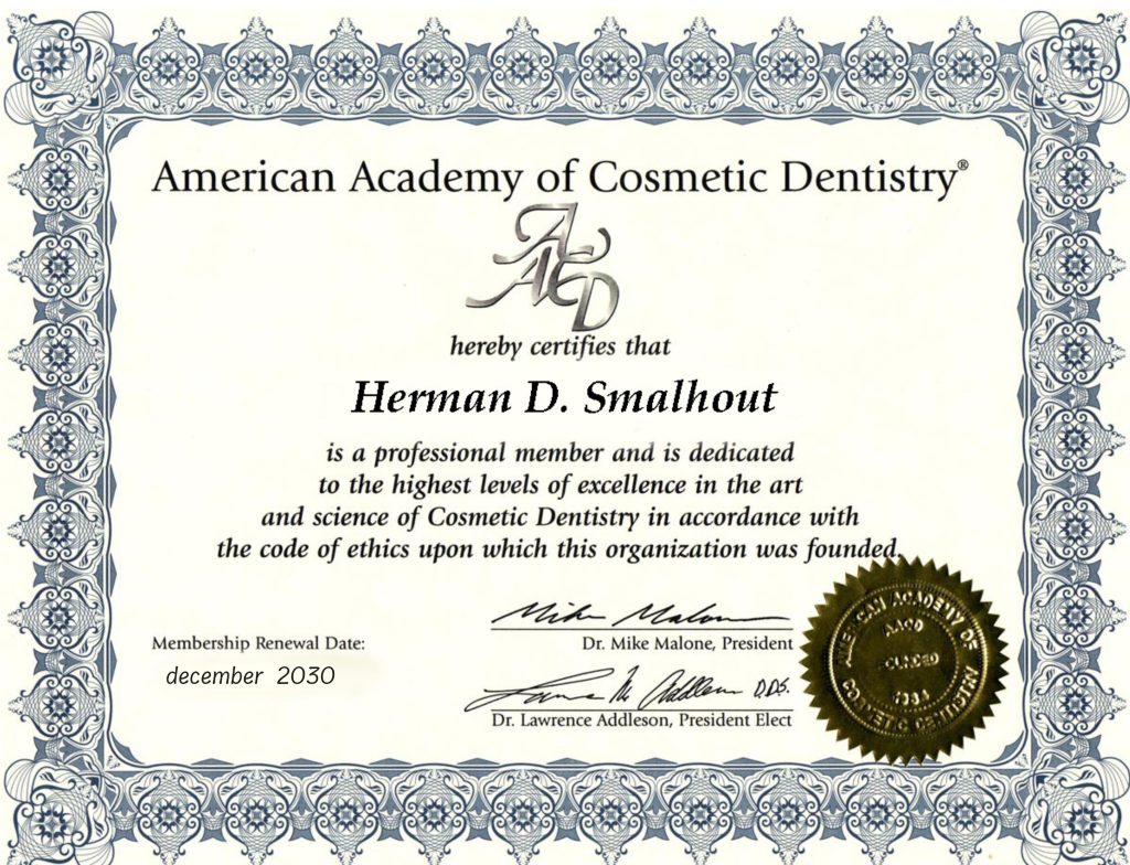 diploma 2025 american academy of cosmetic dentistry aacd membership1 2 kopie 1 1024x784 kopie kopie kopie kopie